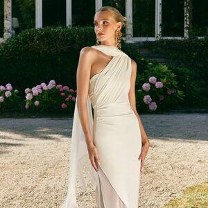 Lady Pipa White Ivory Cocktail dress XS/2 ORIG$215 Engagement Bridal Wedding